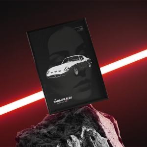 Poster “Velvet Drive” – Le Panache – Omega Speedmaster MoonSwatch